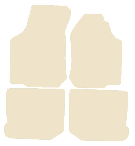 Seat Toledo  (Inc V5) 1999-2004 Beige Luxury Velour Tailored Car Mats NV HITECH