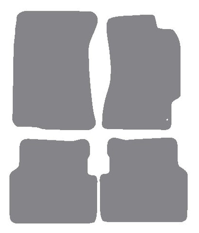 Subaru Impreza 4dr 2000-2007 Grey Premium Carpet Tailored Car Mats NV HITECH