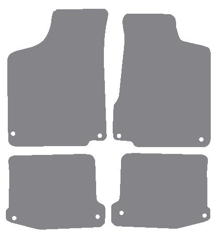 Seat Ibiza 1999-2002 Grey Premium Carpet Tailored Car Mats NV HITECH