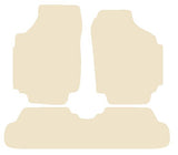 Suzuki Wagon R 2000-2003 Beige Luxury Velour Tailored Car Mats NV HITECH