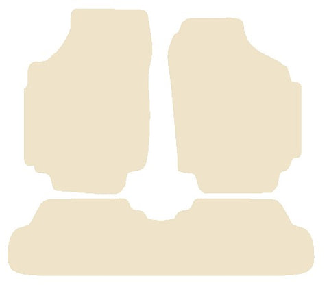 Suzuki Wagon R 2000-2003 Beige Luxury Velour Tailored Car Mats NV HITECH