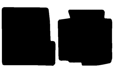 Smartcar Smartcar 2001-2005 Black Luxury Velour Tailored Car Mats NV HITECH