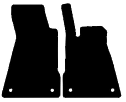 Smartcar Roadster 452 2003-2006 Black Tailored Carpet Car Mats NV HITECH