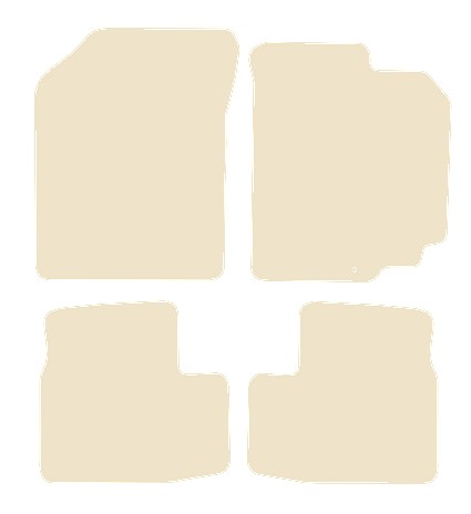 Suzuki Swift 2005-2010 Beige Luxury Velour Tailored Car Mats NV HITECH