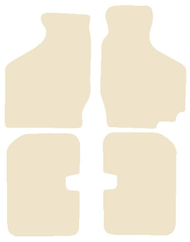 Suzuki Ignis 2000-2008 Beige Luxury Velour Tailored Car Mats NV HITECH