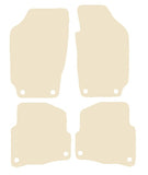 Skoda Fabia (Round Stud Fixings) 1999-2007 Beige Luxury Velour Tailored Car Mats NV HITECH