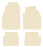 Saab 9/3 Saloon/Estate 2002-2011 Beige Luxury Velour Tailored Car Mats NV HITECH