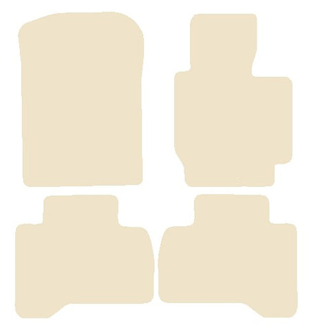 Suzuki Grand Vitara 5dr/LWB 2005-2015 Beige Luxury Velour Tailored Car Mats NV HITECH