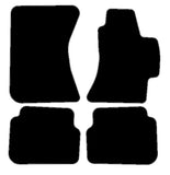 Subaru Impreza 4dr 2007-2014 Black Luxury Velour Tailored Car Mats NV HITECH