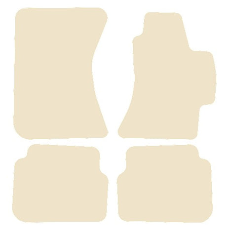 Subaru Impreza 4dr 2007-2014 Beige Luxury Velour Tailored Car Mats NV HITECH