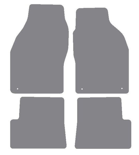 Saab 9/3 Convertible 1998-2003 Grey Premium Carpet Tailored Car Mats NV HITECH