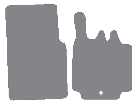Smartcar PRrtwo (450) 1998-2007 Grey Premium Carpet Tailored Car Mats NV HITECH