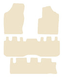 Seat Alhambra 2000-2010 Beige Luxury Velour Tailored Car Mats NV HITECH