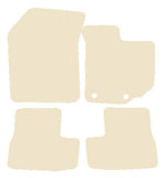 Suzuki Splash 2008 onwards Beige Luxury Velour Tailored Car Mats NV HITECH