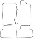 Ssangyong Rexton 2001 onwards Tailored VS Rubber Car Mats