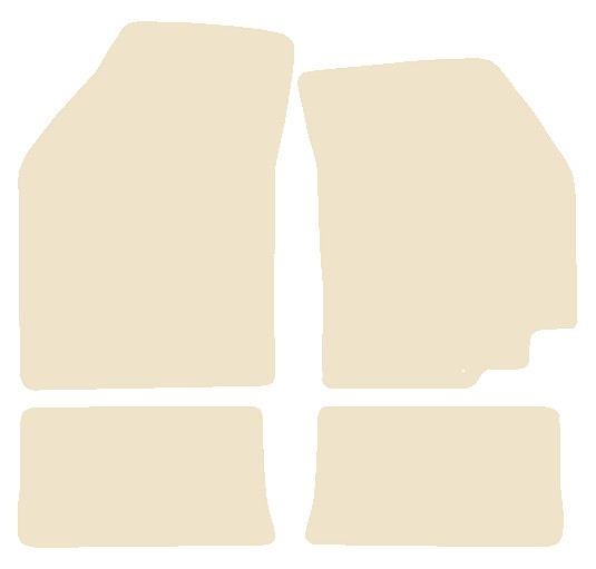 Suzuki Alto 2009-2014 Beige Luxury Velour Tailored Car Mats NV HITECH