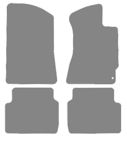 Subaru PRrester 2003-2008 Grey Premium Carpet Tailored Car Mats NV HITECH