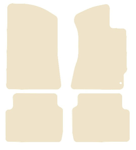 Subaru Forester 2003-2008 Beige Luxury Velour Tailored Car Mats NV HITECH