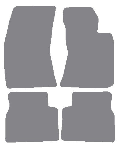 Subaru PRrester 2008-2013 Grey Premium Carpet Tailored Car Mats NV HITECH