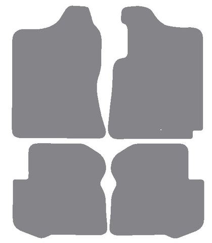 Suzuki Jimny Automatic 1998-2018 Grey Premium Carpet Tailored Car Mats NV HITECH