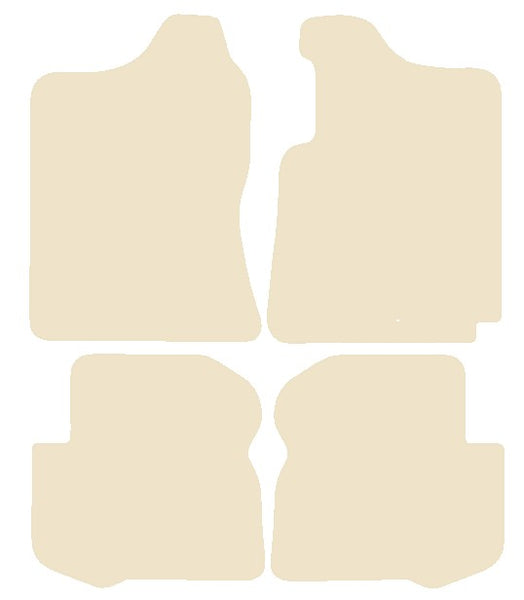 Suzuki Jimny Automatic 1998-2018 Beige Luxury Velour Tailored Car Mats NV HITECH