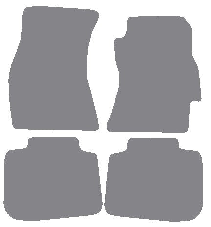 Subaru Outback 2009-2014 Grey Premium Carpet Tailored Car Mats NV HITECH