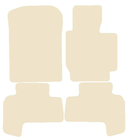 Suzuki Grand Vitara 3dr/SWB 2005-2015 Beige Luxury Velour Tailored Car Mats NV HITECH