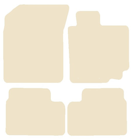Suzuki Swift 2010-2017 Beige Luxury Velour Tailored Car Mats NV HITECH