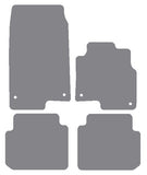 Smartcar PRrPRur 2004-2006 Grey Premium Carpet Tailored Car Mats NV HITECH