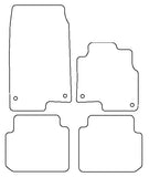 Smartcar Forfour 2004-2006 Tailored VS Rubber Car Mats