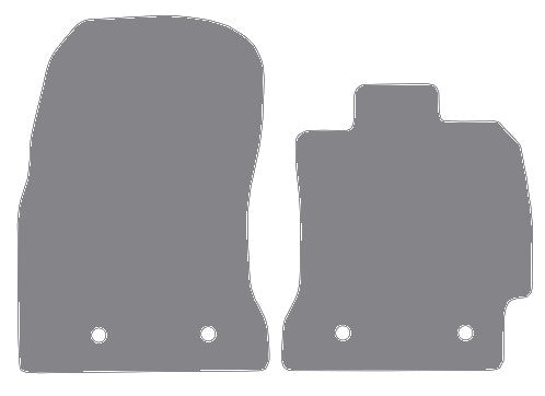 Subaru BRZ 2012 onwards Grey Premium Carpet Tailored Car Mats NV HITECH