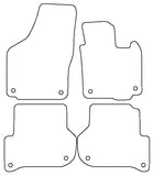 Skoda Yeti 2009-2017 Tailored VS Rubber Car Mats