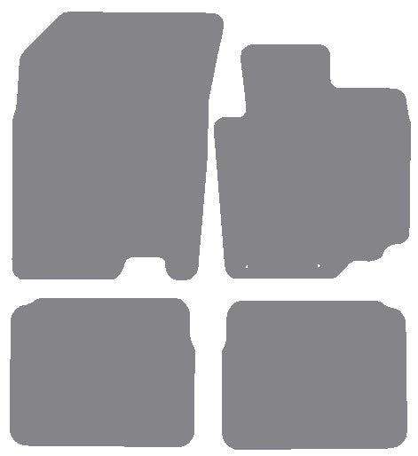 Suzuki SX4 S-Cross 2013-2021 Grey Premium Carpet Tailored Car Mats NV HITECH