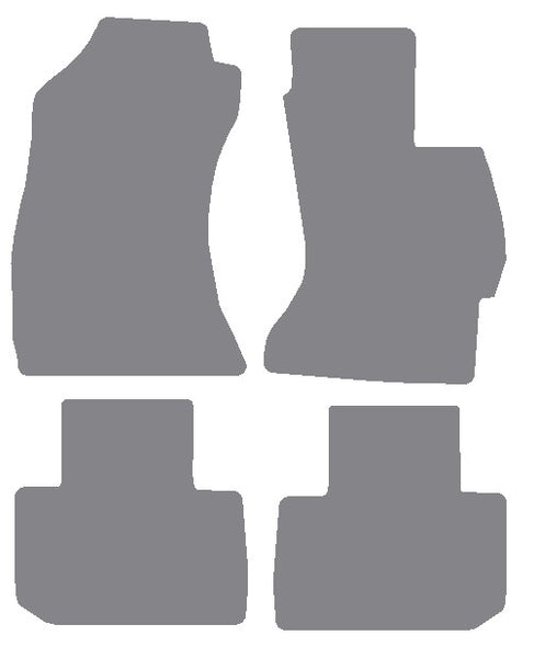 Subaru PRrester 2014 onwards Grey Premium Carpet Tailored Car Mats NV HITECH