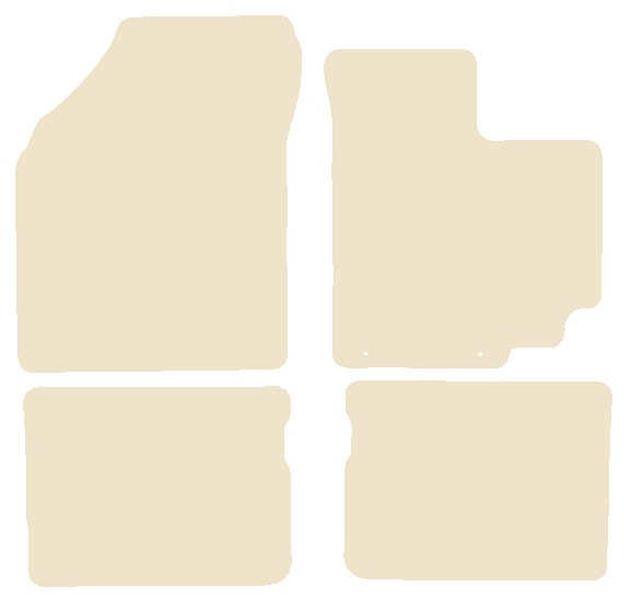 Suzuki Celerio 2015 onwards Beige Luxury Velour Tailored Car Mats NV HITECH
