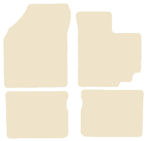Suzuki Celerio 2015 onwards Beige Luxury Velour Tailored Car Mats NV HITECH