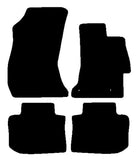 Subaru Impreza 4dr 2015 onwards Black Luxury Velour Tailored Car Mats NV HITECH