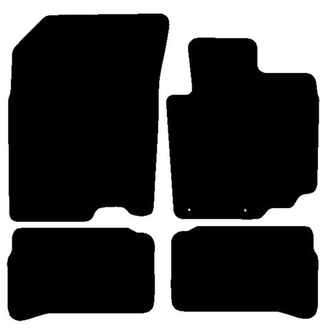 Suzuki Vitara 2015 onwards Black Tailored Carpet Car Mats NV HITECH