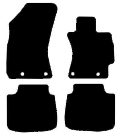 Subaru Outback 2015-2020 Black Tailored Carpet Car Mats NV HITECH