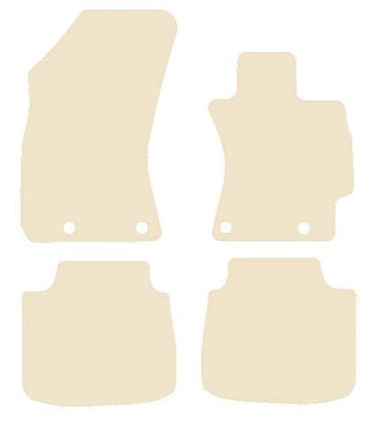 Subaru Outback 2015-2020 Beige Luxury Velour Tailored Car Mats NV HITECH