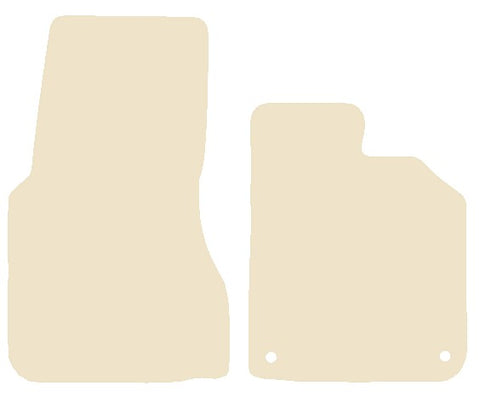 Smartcar Fortwo (453) 2014 onwards Beige Luxury Velour Tailored Car Mats NV HITECH
