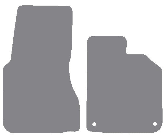 Smartcar PRrtwo (453) 2014 onwards Grey Premium Carpet Tailored Car Mats NV HITECH