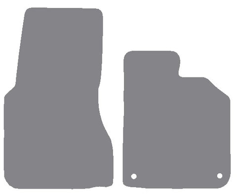 Smartcar PRrtwo (453) 2014 onwards Grey Premium Carpet Tailored Car Mats NV HITECH