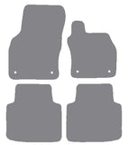Skoda Superb 2015 onwards Grey Premium Carpet Tailored Car Mats NV HITECH