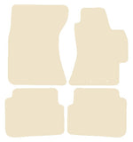Subaru Impreza Saloon 2007-2015 Beige Luxury Velour Tailored Car Mats NV HITECH