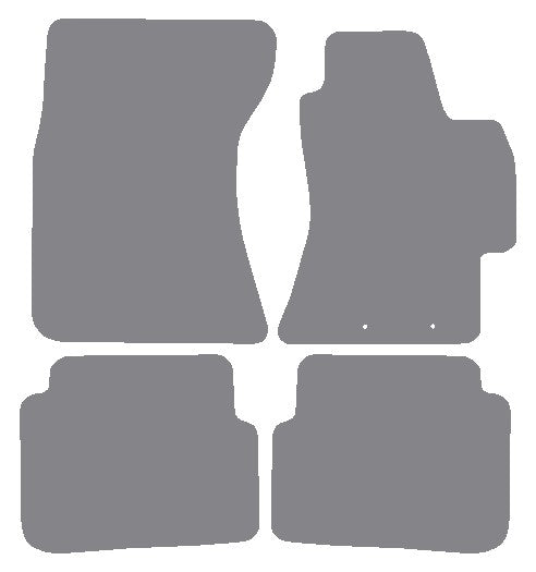 Subaru Impreza Saloon 2007-2015 Grey Premium Carpet Tailored Car Mats NV HITECH