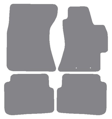 Subaru Impreza Saloon 2007-2015 Grey Premium Carpet Tailored Car Mats NV HITECH