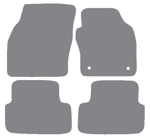 Seat Ibiza 2017 onwards Grey Premium Carpet Tailored Car Mats NV HITECH