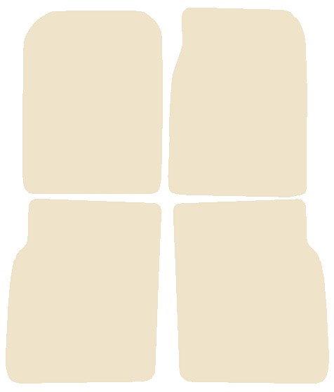 Suzuki Vitara LWB 1989-1999 Beige Luxury Velour Tailored Car Mats NV HITECH