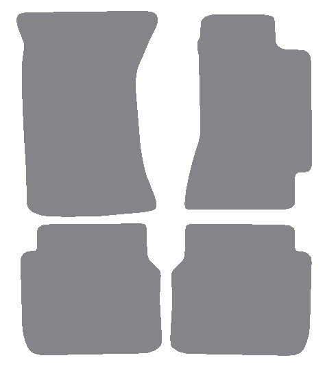 Subaru Legacy 1998-2003 Grey Premium Carpet Tailored Car Mats NV HITECH